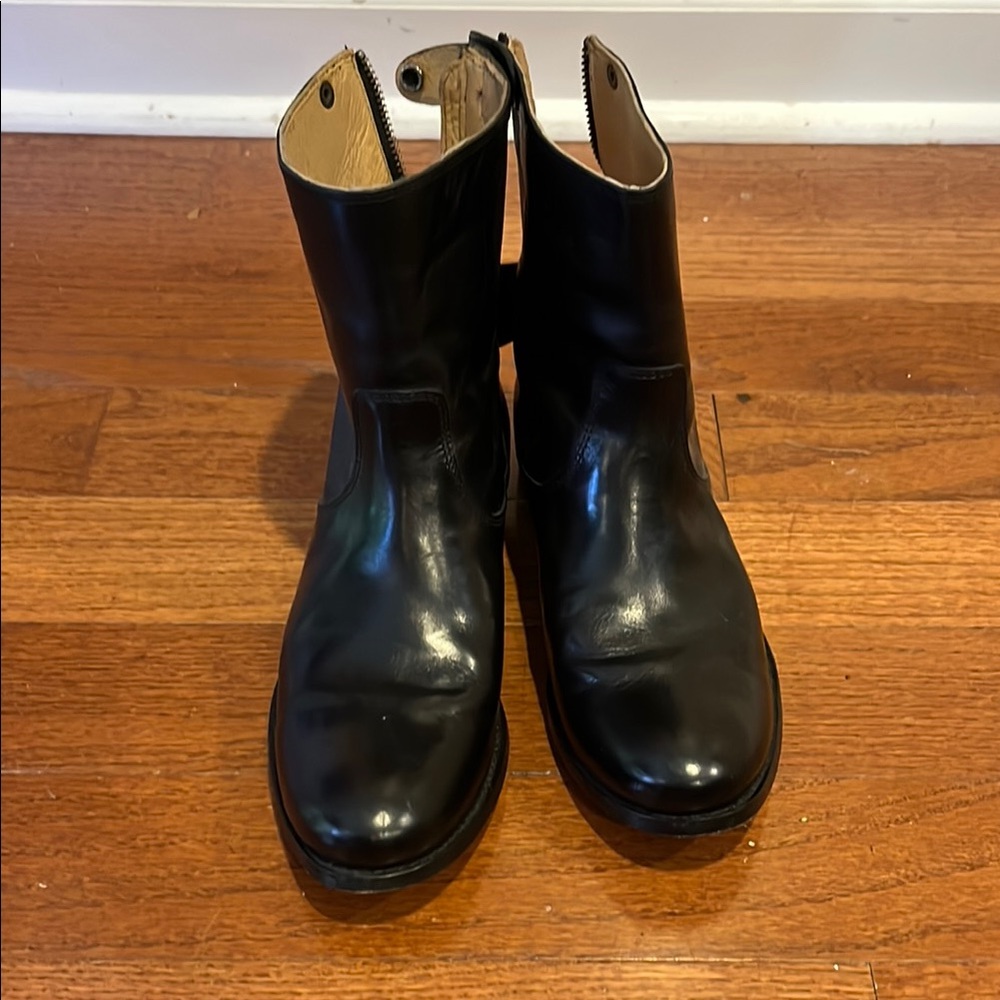Frye Black Leather Boots